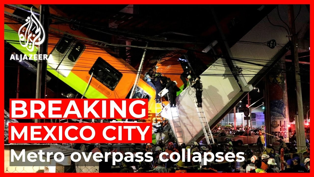 Mexico metro overpass collapses, killing 15 and injuring dozens