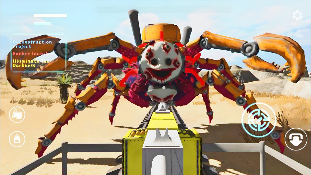 Scary Choo Choo Spider Train - Mobile Gameplay part 1 (Android)
