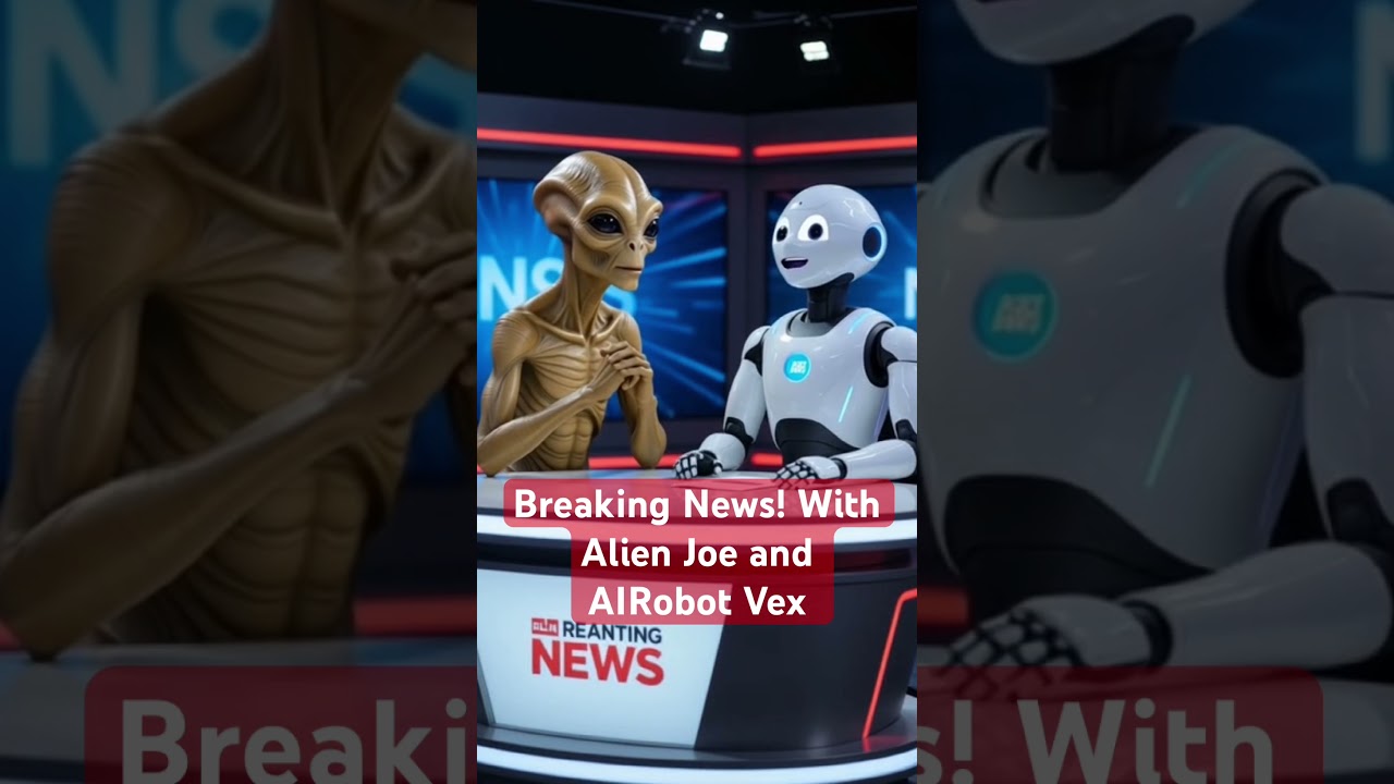 Breaking News! Alien Joe and AIRobot Vex 