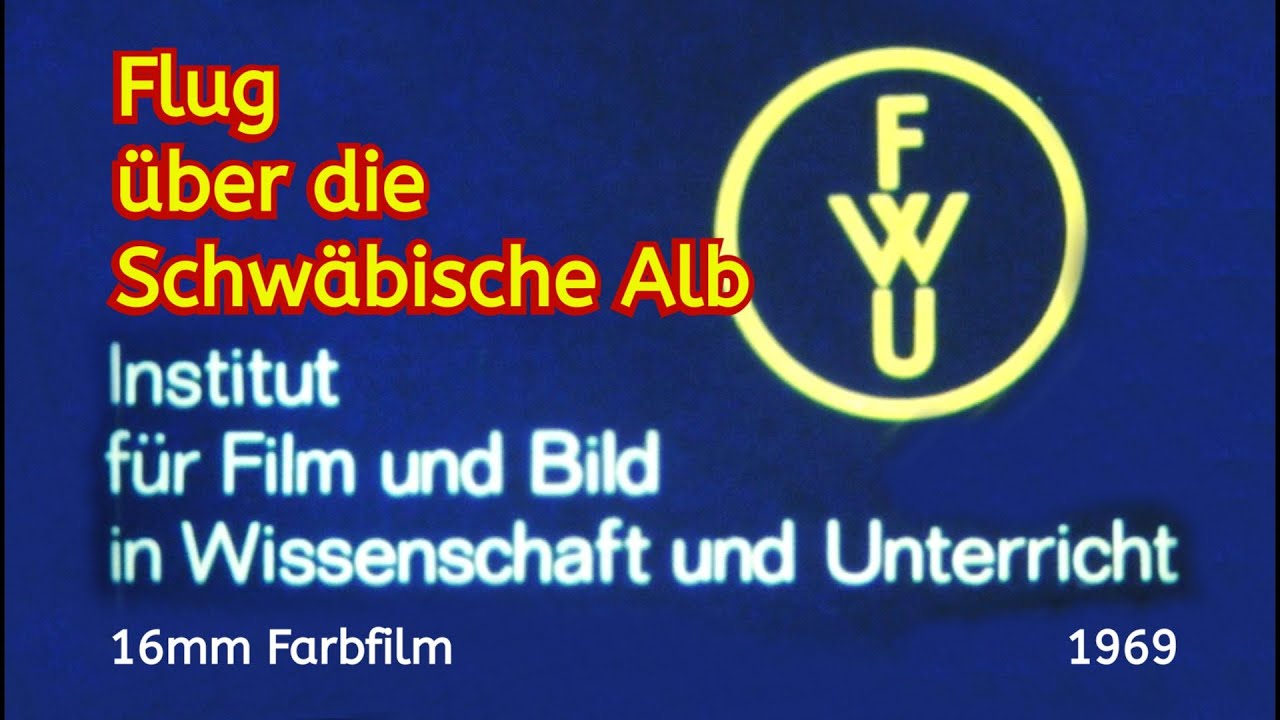 Flug über die Schwäbische Alb - 1969 - Als die Welt noch in Ordnung schien