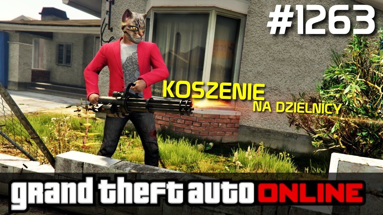 GTA 5 PC Online Po Polsku [#1263] KOSZENIE na DZIELNICY /z Bertbert & Skie