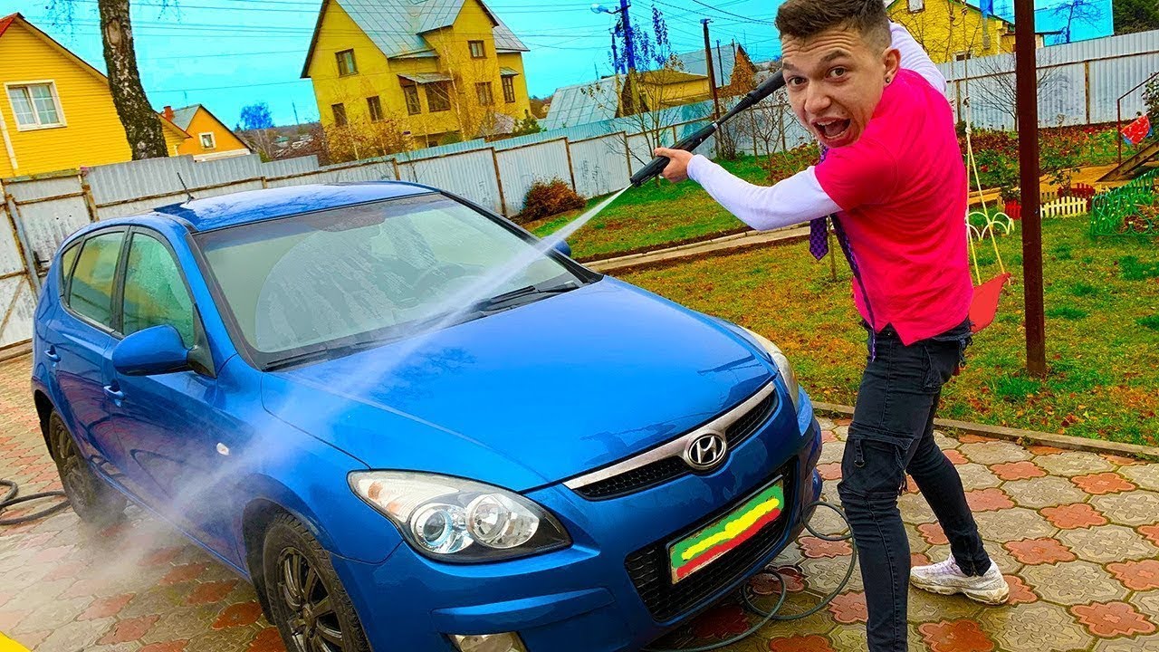 13+ Mr. Joe found Dirty Car and started to wash / Mr. Joe at Car Wash