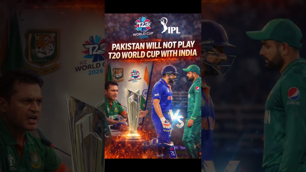 Pakistan Will Not Play T20 World Cup with India? 🤯 Big Controversy Explained! | 