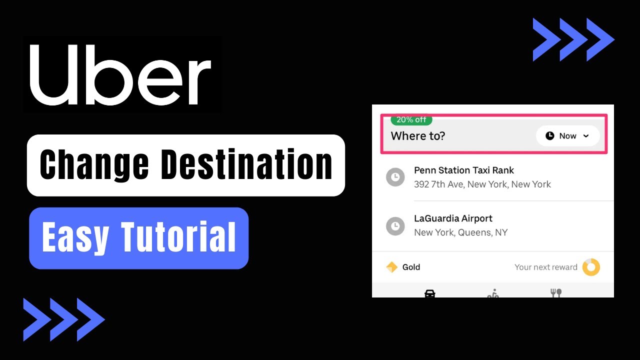 How to Change Destination in Uber !
