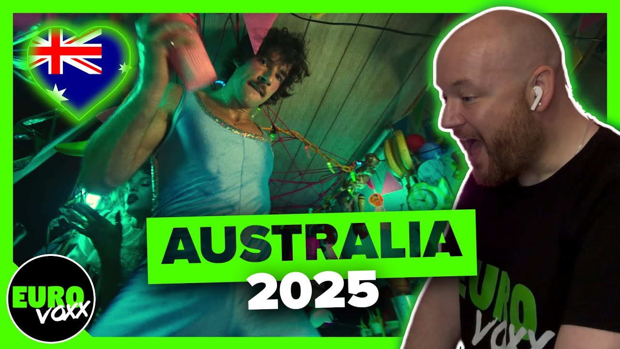 🇦🇺 AUSTRALIA EUROVISION 2025 REACTION! // Go-Jo - Milkshake Man