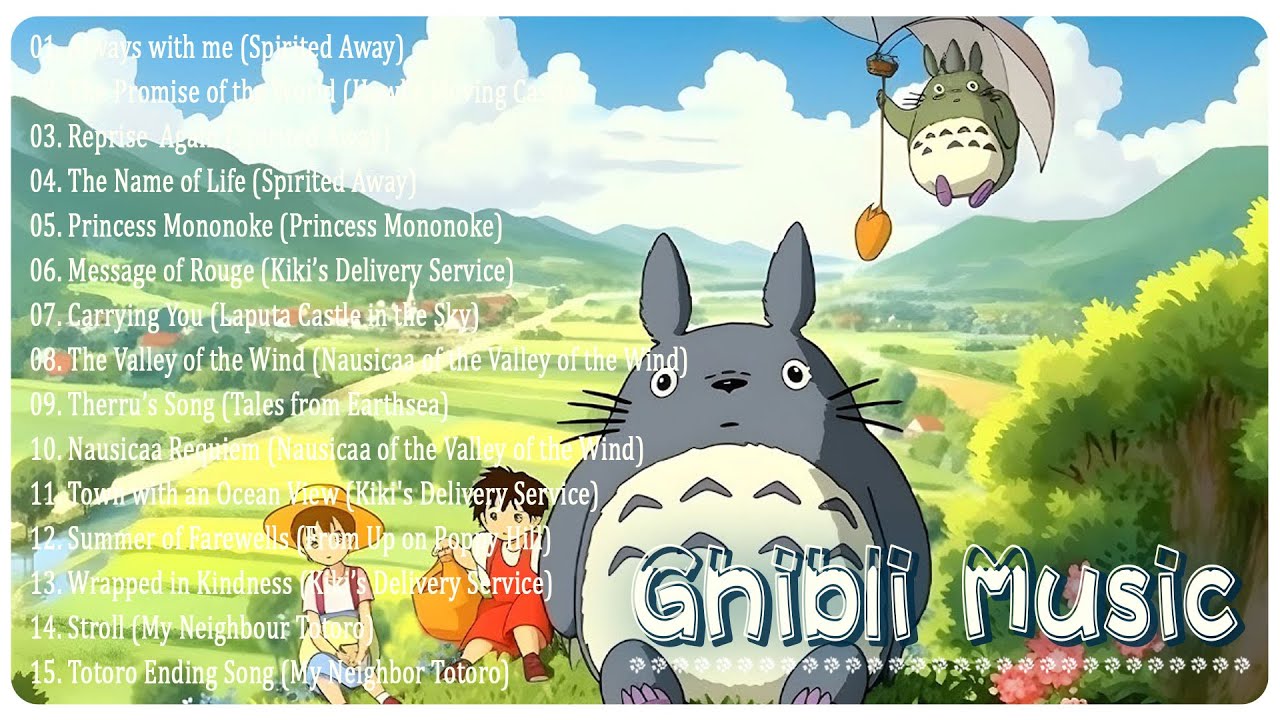 2 hours of Ghibli music 🥦 Ghibli's healing music 🥦 Autumn Ghibli Piano 2023