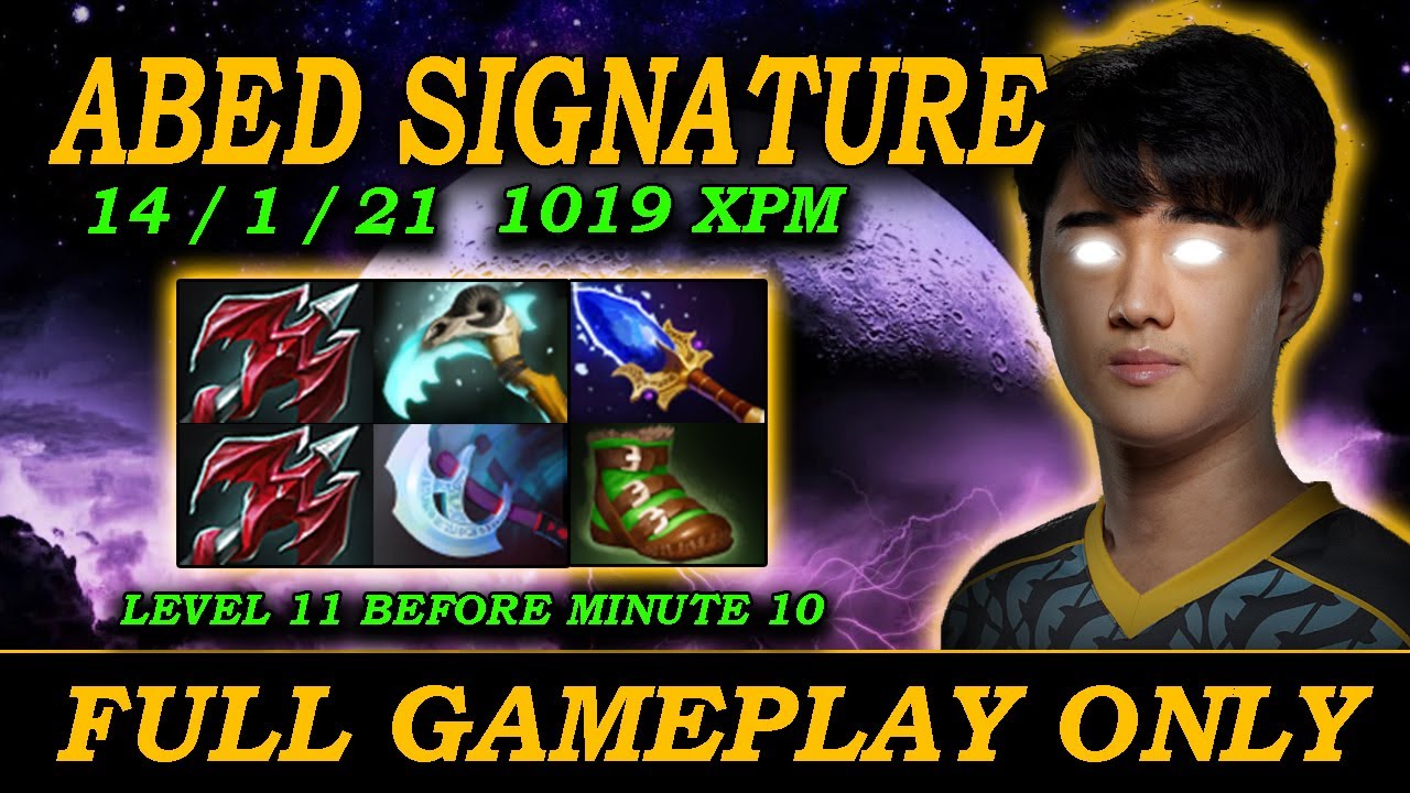 Abed Signature Hero, Insane Micro Control - Full Gameplay Meepo #76