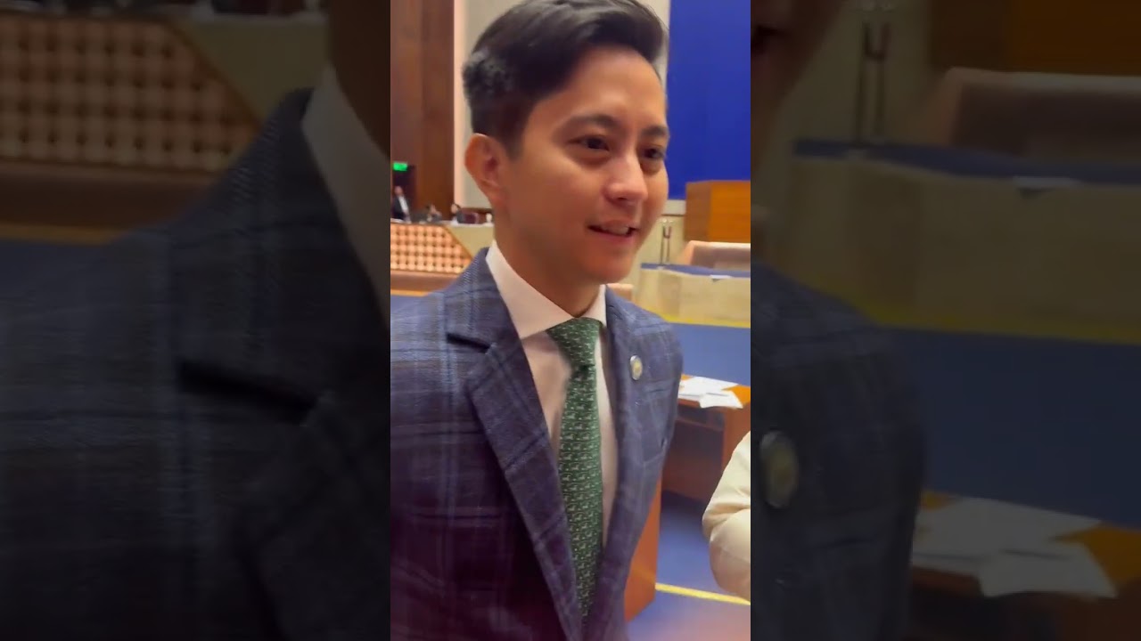 Rep. Kiko Barzaga films Sandro Marcos, Garin again... draws attention in plenary hall | Bombo Radyo
