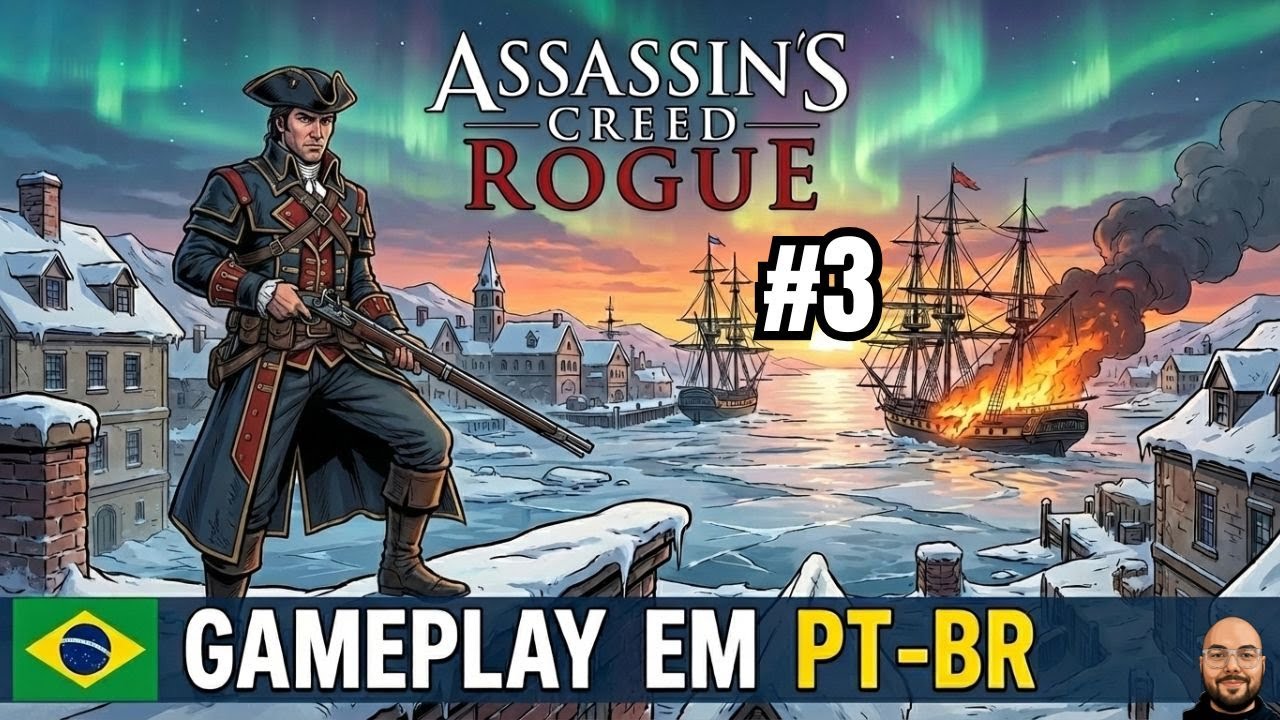 O NASCIMENTO DO TEMPLÁRIO. O Cerco de Fort William Henry - Assassin’s Creed Rogue – Pt.3 - Vertical