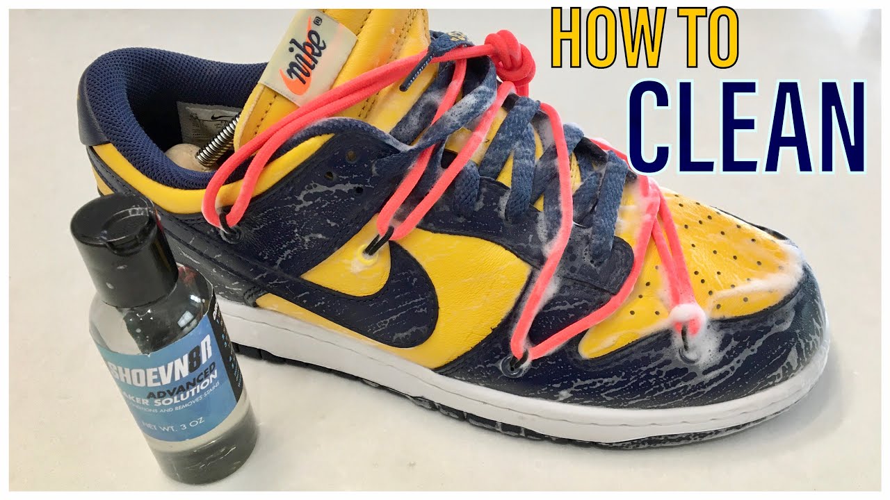 HOW-TO Clean Nike Dunk Low X Off-Whites! | Sneaker Cleaning