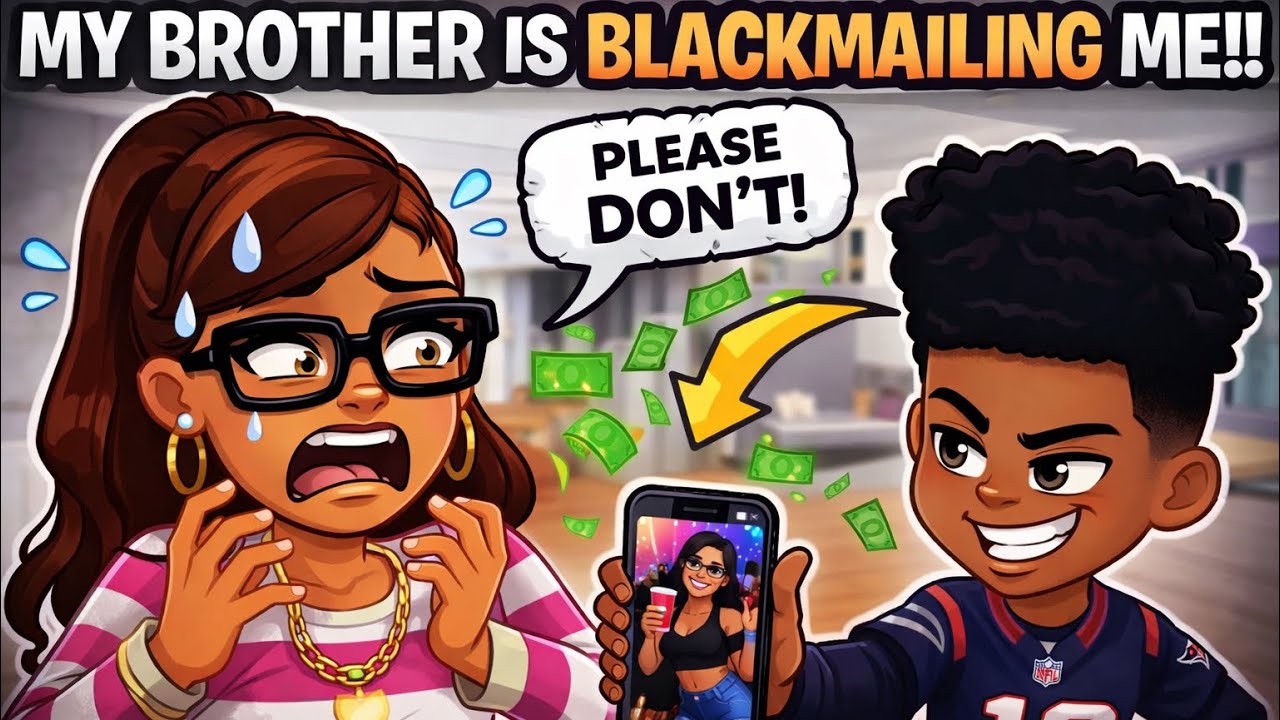 MY LITTLE BROTHER BLACKMAILED ME!😩😡👀🤯| mom and dad was pissed|