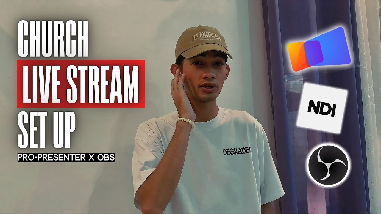 CHURCH LIVE STREAM SET UP | ProPresenter X OBS Studio X Facebook Live