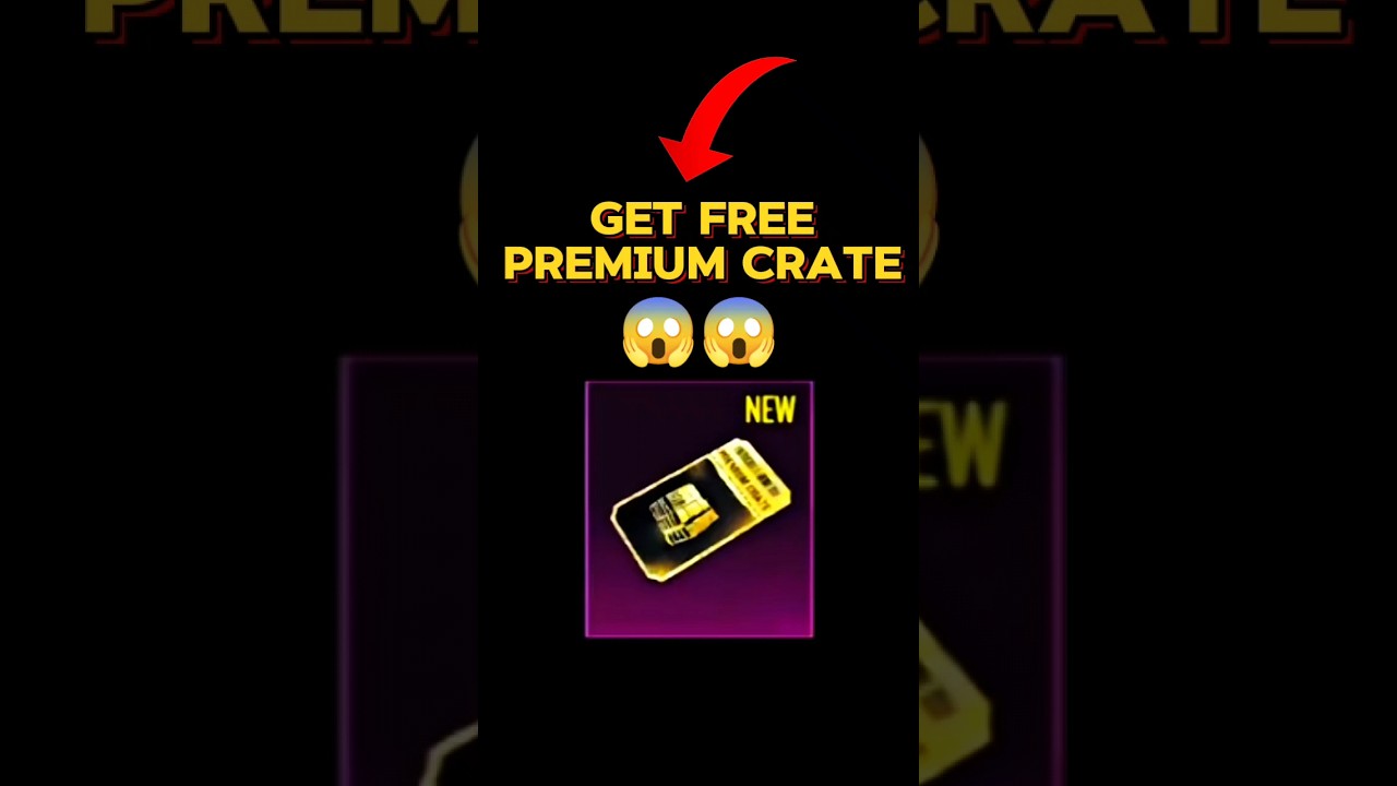 HOW TO GET FREE PREMIUM CRATE | EASY WAY TO COLLECT PREMIUM CRATE 😱😱 #fmkamiyt  #pubg #shorts 2024