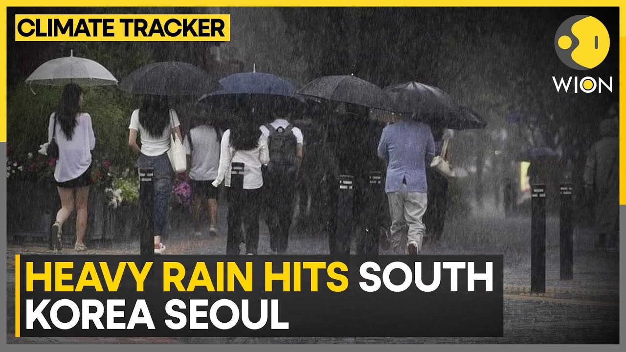 South Korea monsoon rains spur evacuations, disrupt train services | WION Climate Tracker