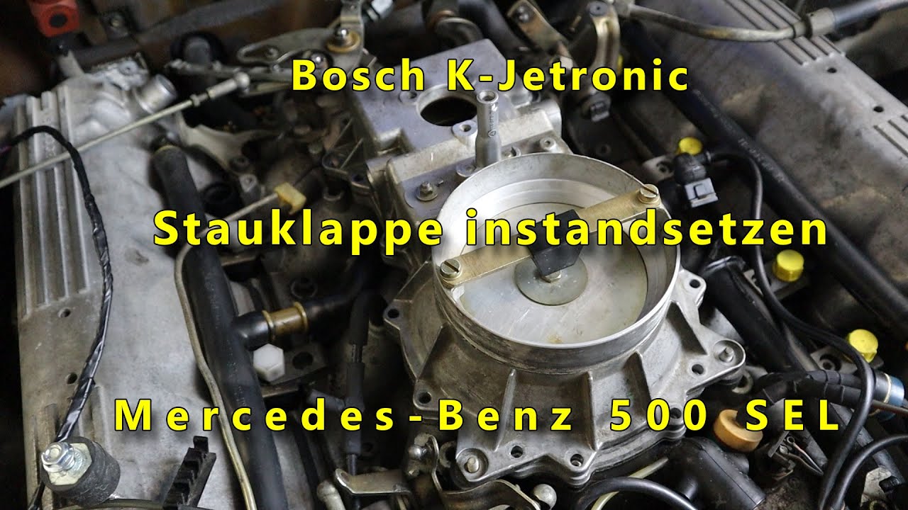Mercedes W126 - Stauklappe überholen