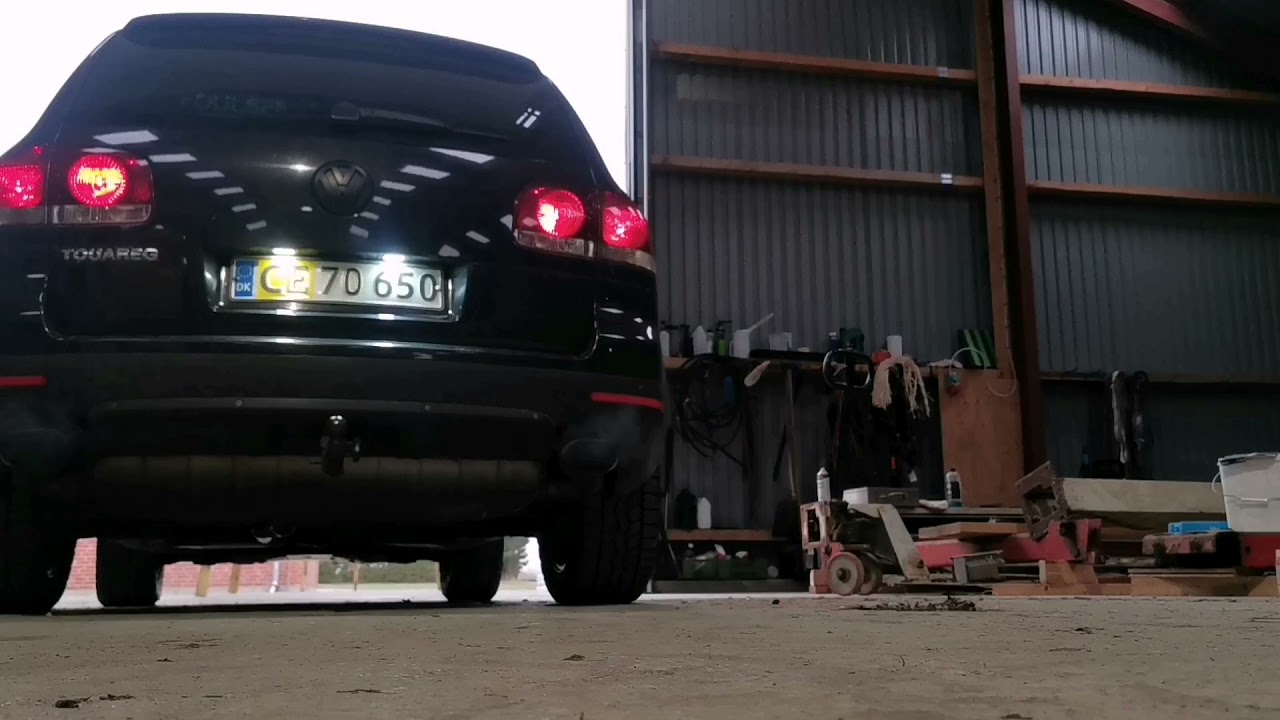 Touareg 3.0TDI V6 Straight pipe EGR DPF delete. Cold start 3°C