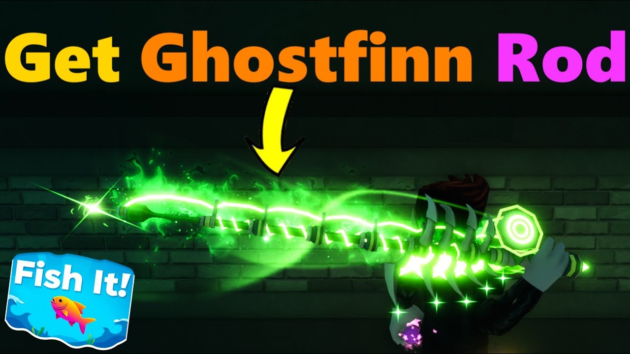 Как получить удочку Ghostfinn в Roblox Fish It | Где найти удочку Ghostfinn #roblox #fishit