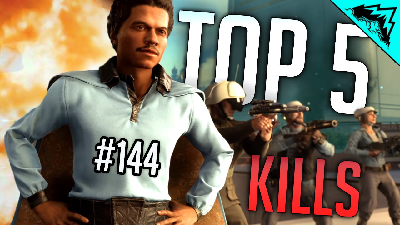 TOP Star Wars Battlefront Bespin Plays (Dengar Rambo, 63 Lando Killstreak, Shock Grenade) WBCW #144