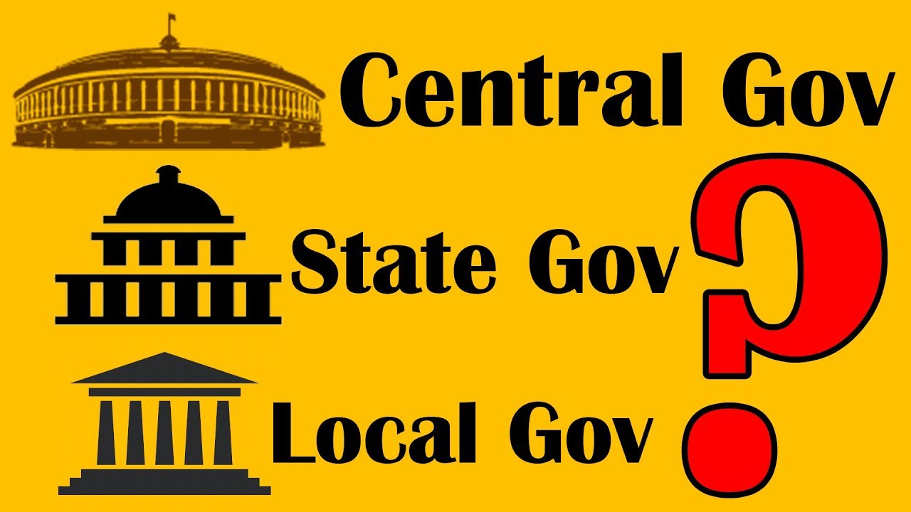 Central Government, State Government and Local Government | Detailed Explanation | Vinyas | India