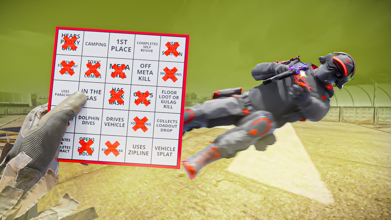 The CRAZIEST ENDGAME of WARZONE BINGO