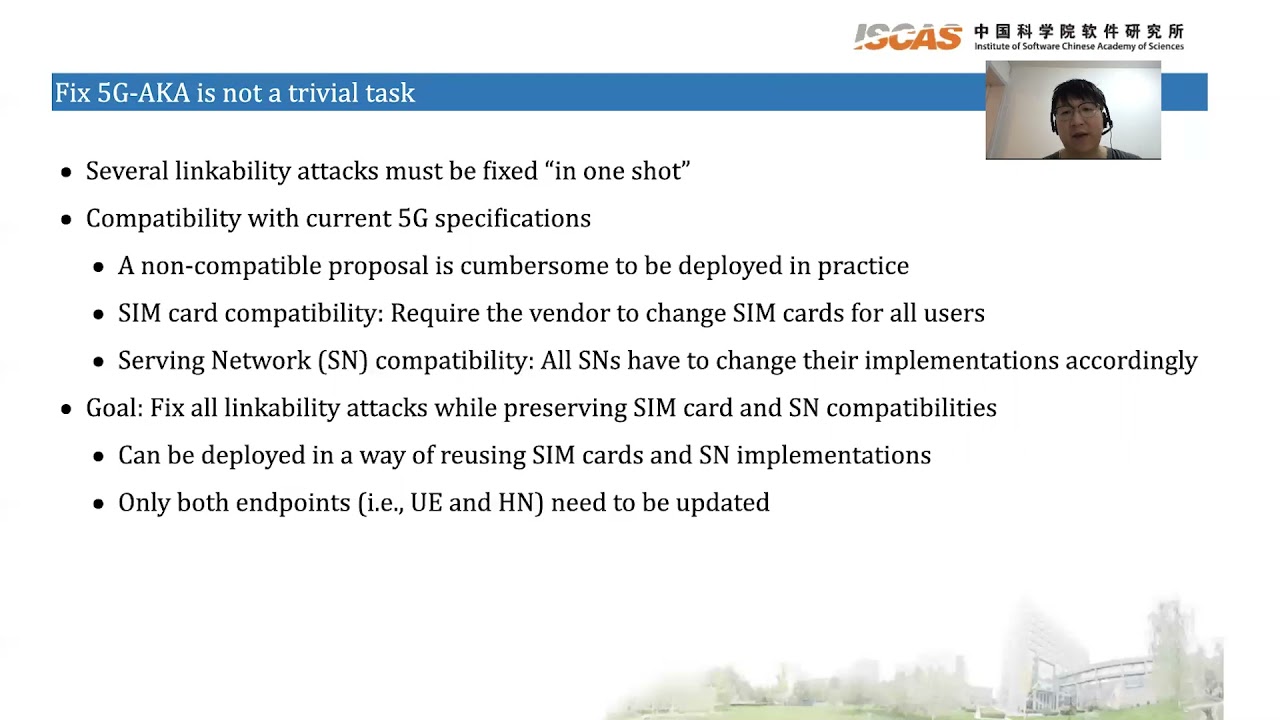 USENIX Security '21 - Privacy-Preserving and Standard-Compatible AKA Protocol for 5G