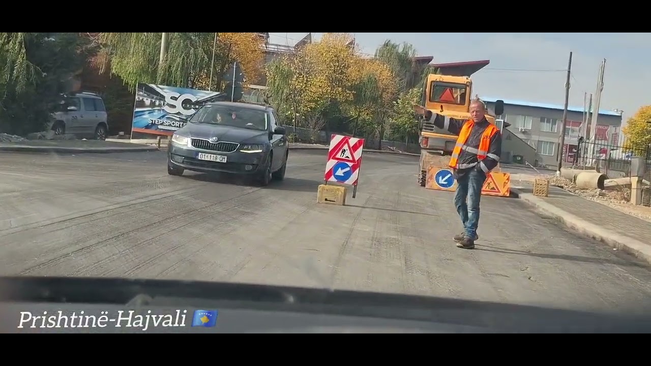 Hajvali-Prishtine, asfaltimi i rrugëve 19 tetor 2025 Kosovë