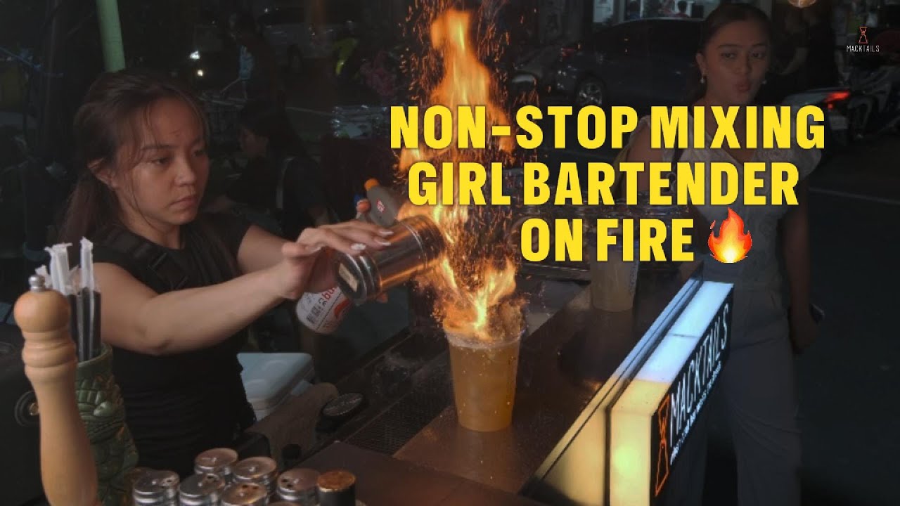 GIRL BEHIND THE BAR | NON-STOP STREET MIXING!