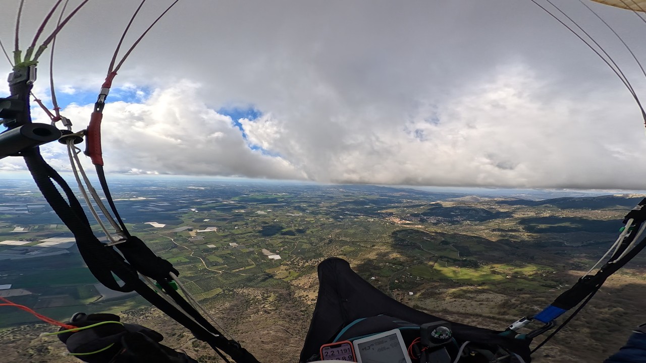 Hopping under dark clouds