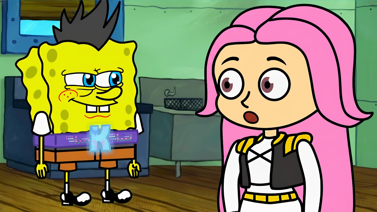 SpongeBob Found a Kpop Demons Hunters Belt Funny Animation