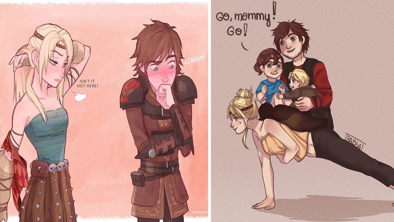 Funny How To Train Your Dragon Comics | HTTYD Comics: GO, MOMMY!!