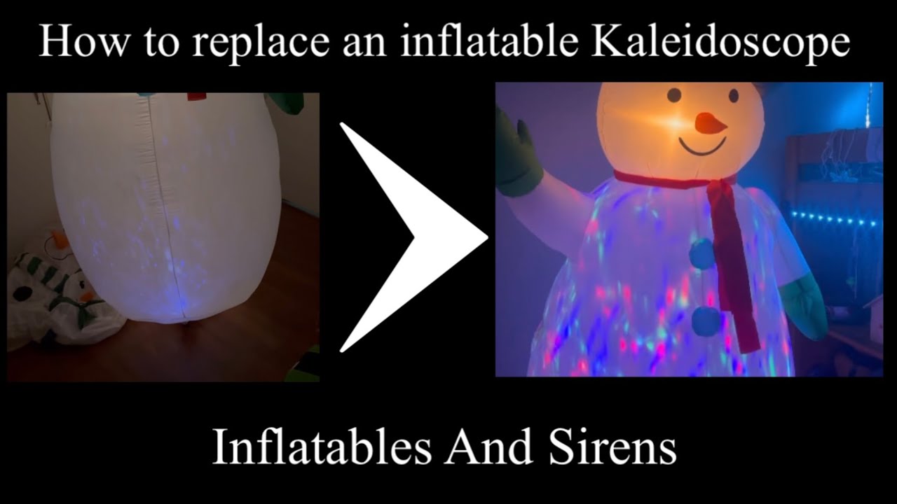 How to replace an inflatable Kaleidoscope