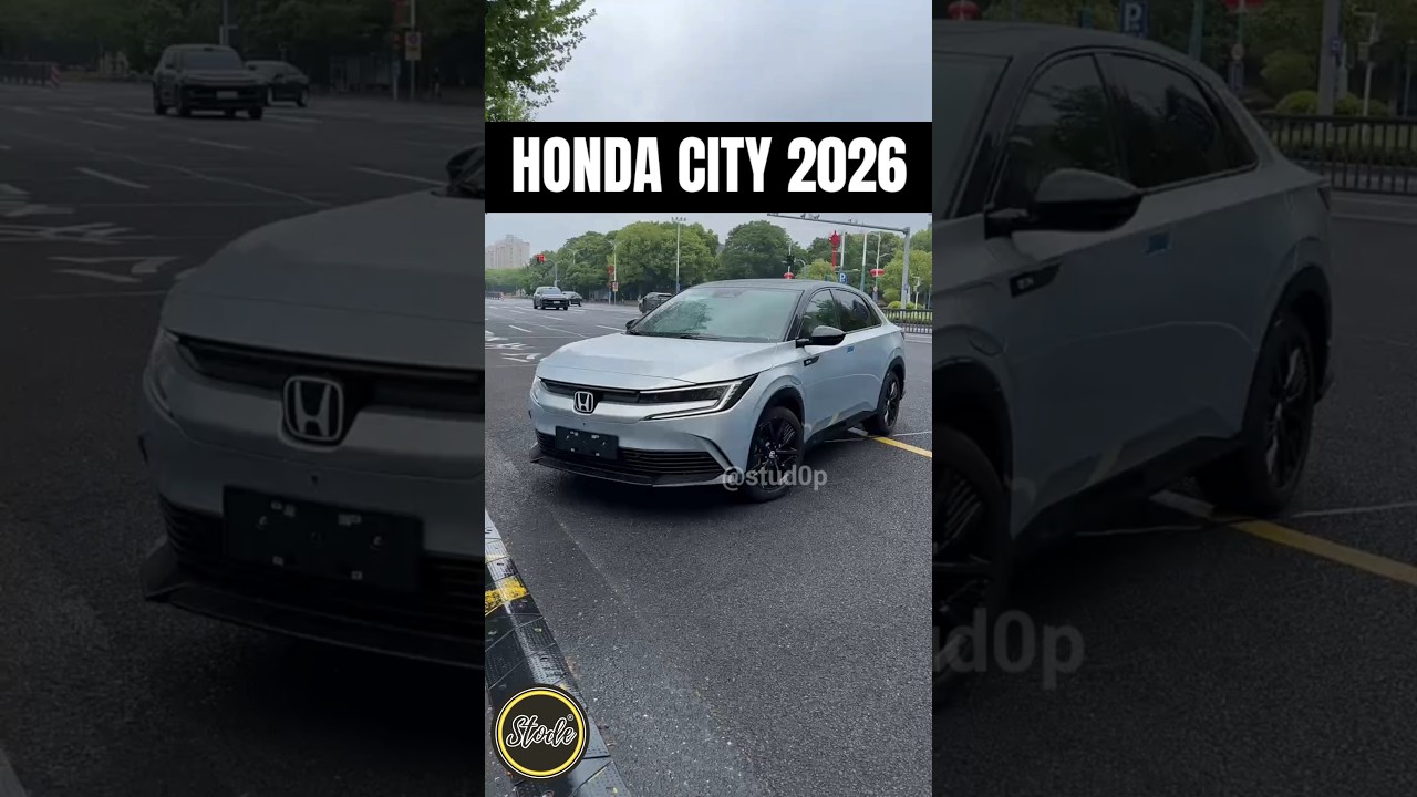 Honda City 2026 ❤️ Facelift 🔥 Walkaround Video❤️ First Look Spied 🔥 #reels #tiktok #shorts #trending