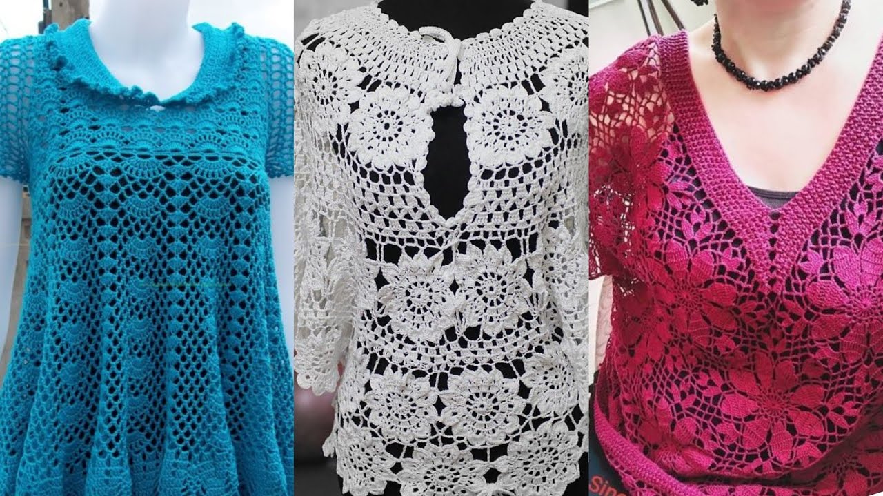 Beautiful Crochet Blouse Designs | Trendy Handmade Styles for Every Occasion