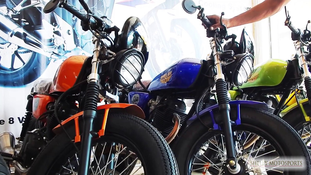 Shelby Cafe Racer | Sound Test | Cobra Exhaust Flame | Perfect Quality | Shelby Motosports |