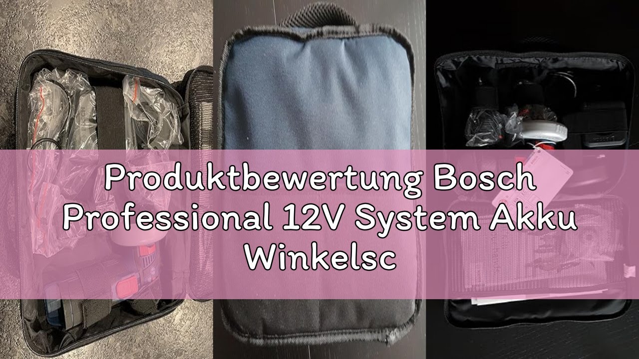 Produktbewertung Bosch Professional 12V System Akku Winkelschleifer GWS 12V-76 (inkl. 2x 2.0Ah Akku,