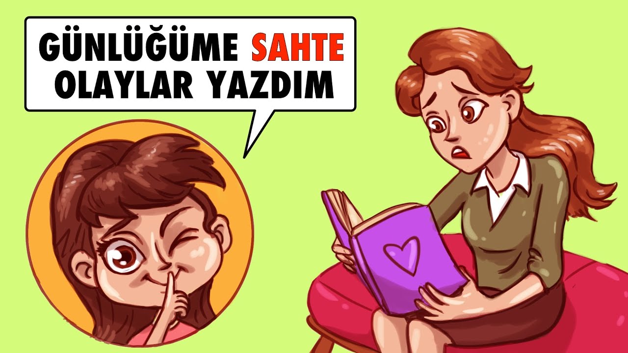 Üvey Annemi Yakalamak İçin Günlüğüme Doğru Olmayan Şeyler Yazdım