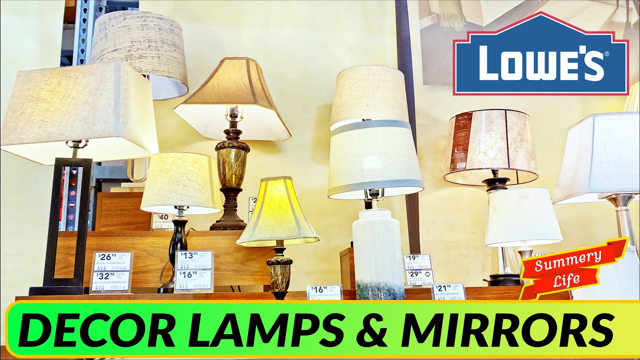 НОВЫЙ ДЕКОР LOWES ДЛЯ ДОМАШНЕГО ЛАМПЫ И ЗЕРКАЛА ТУР С НОВЫМИ ПРЕДМЕТАМИ ЦЕНА