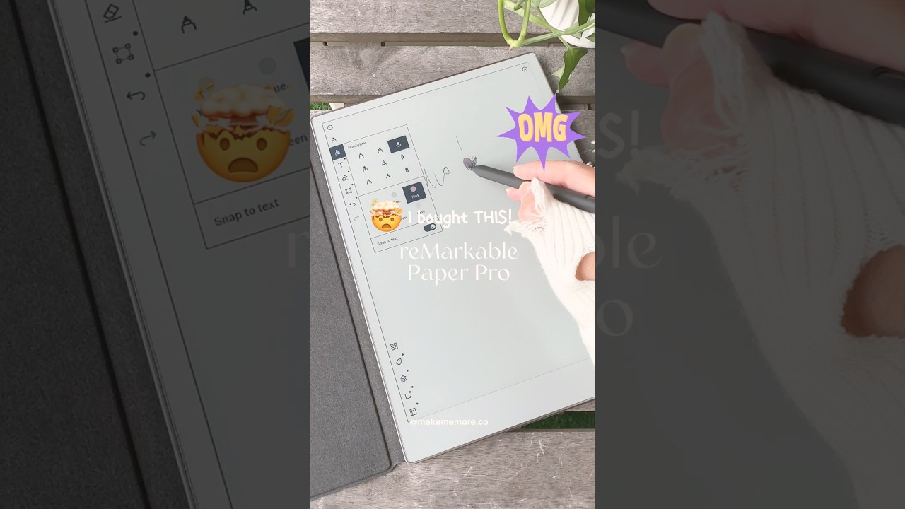 I bought reMarkable Paper Pro 🤯 instead of Apple iPad Air #shorts #tiktok #unboxing