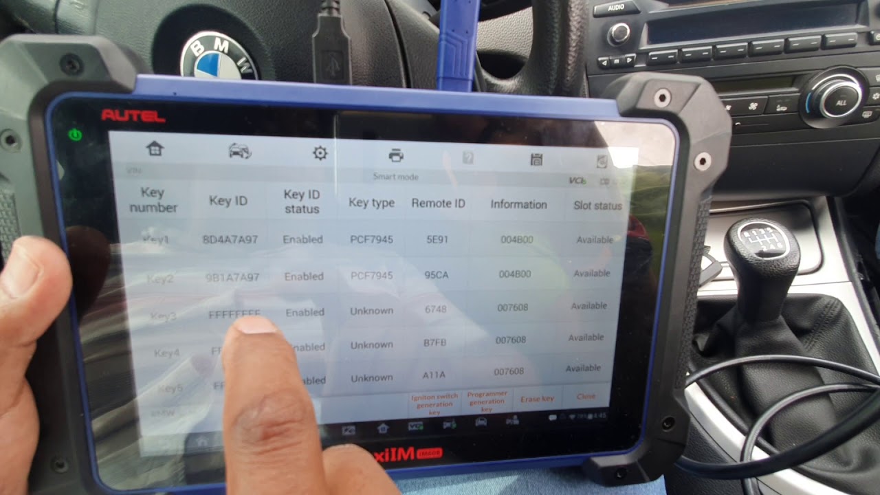 Autel im608 bmw 120i modelo 2010 por Rey Diaz