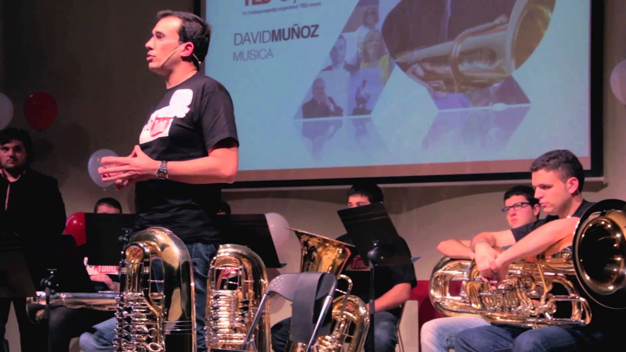 De la pasión por la música a través de la tuba | David Muñoz | TEDxGijon