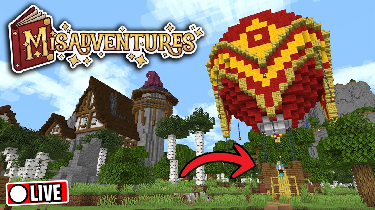 🔴 BIG MISADVENTURES DAY!! /w FRIENDS!! | Minecraft LIVE