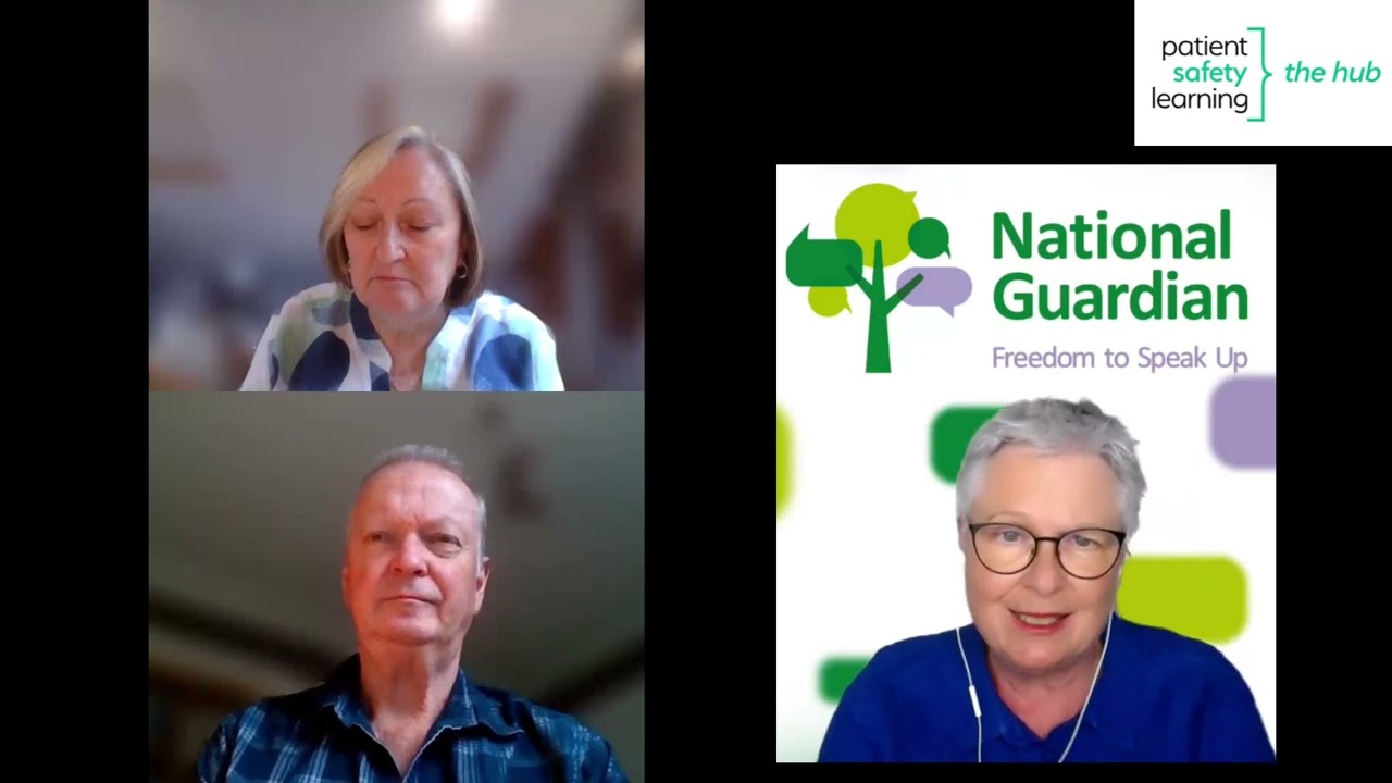 Speaking up for patient safety: Jayne Chidgey-Clark in conversation with Peter Duffy & Helen Hughes