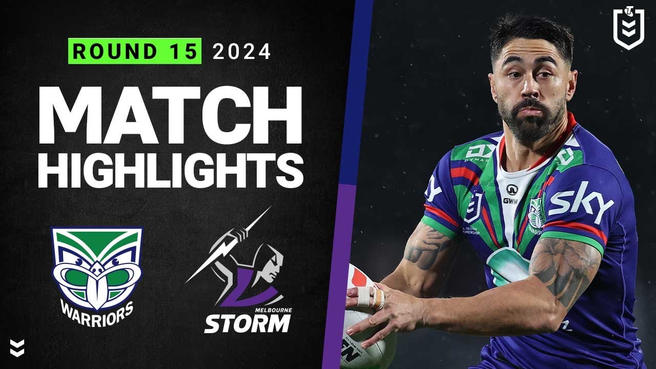NRL Highlights | NRL 2024 | Warriors v Storm | Match Highlights
