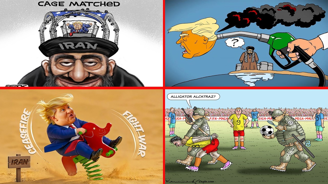 The Funniest Trump Political Cartoons | Viral Political Comedy, Satire & Funny Moments