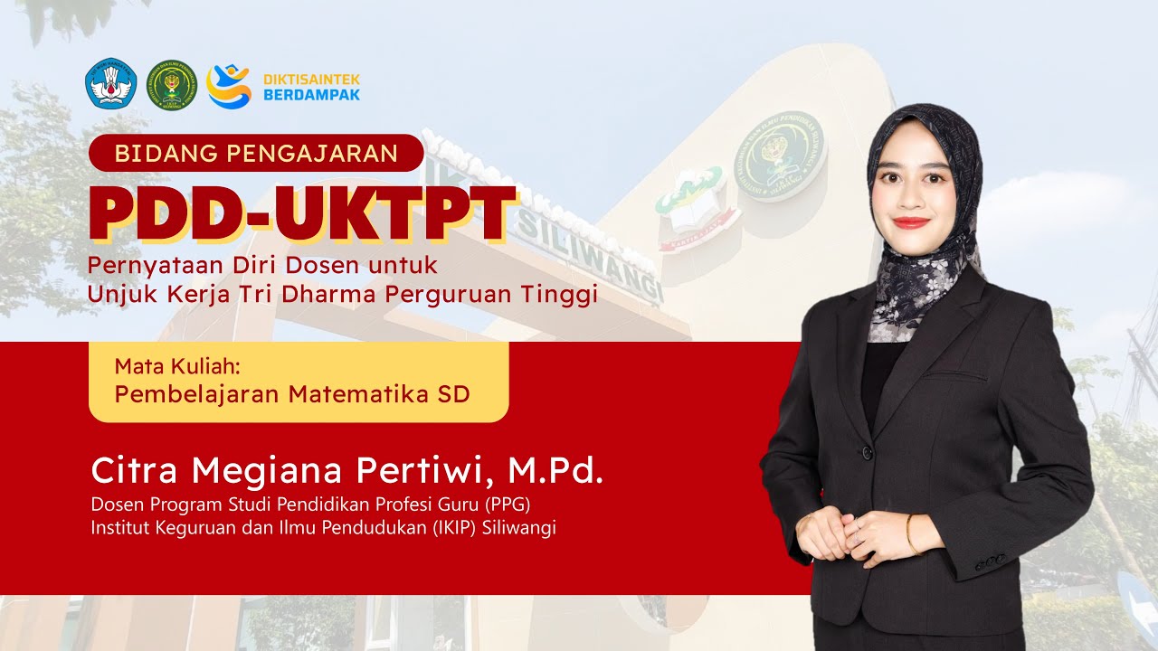 PDD-UKTPT BIDANG PENGAJARAN | SERDOS 2025 | CITRA MEGIANA PERTIWI - IKIP SILIWANGI