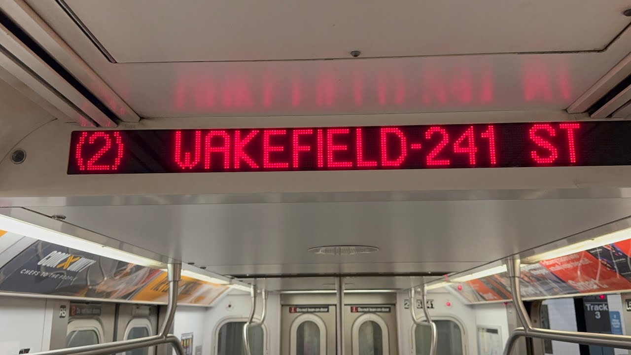 IRT 7 Av Express: R142 (2) Train [Flatbush Av-Brooklyn College to Wakefield-241 St #Reverse4]