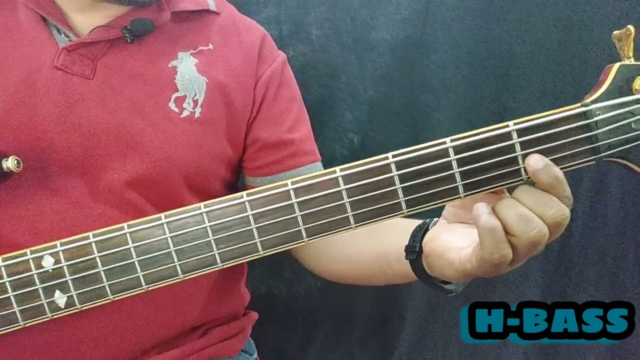 como bajear los tonos mayores y menores en el bajo fácil. Tutorial clases de bajo eléctrico 5 cuerda