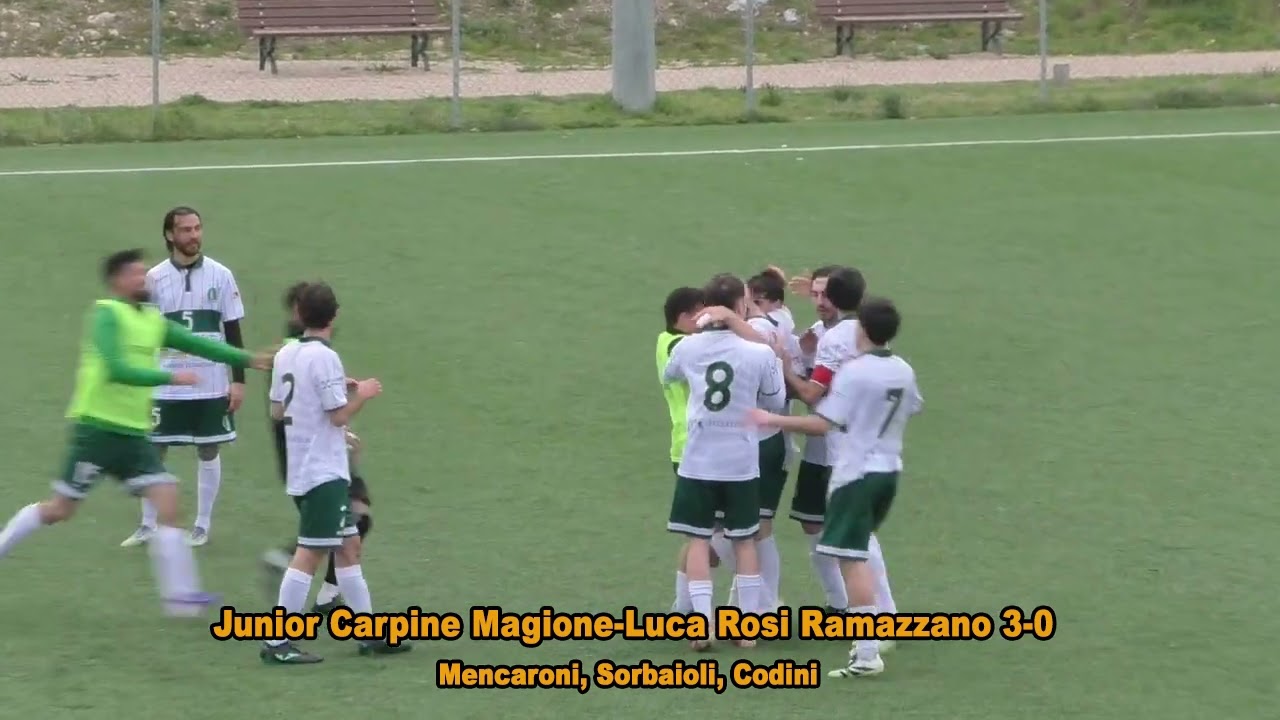 Junior Carpine Magione-Luca Rosi Ramazzano 3-0