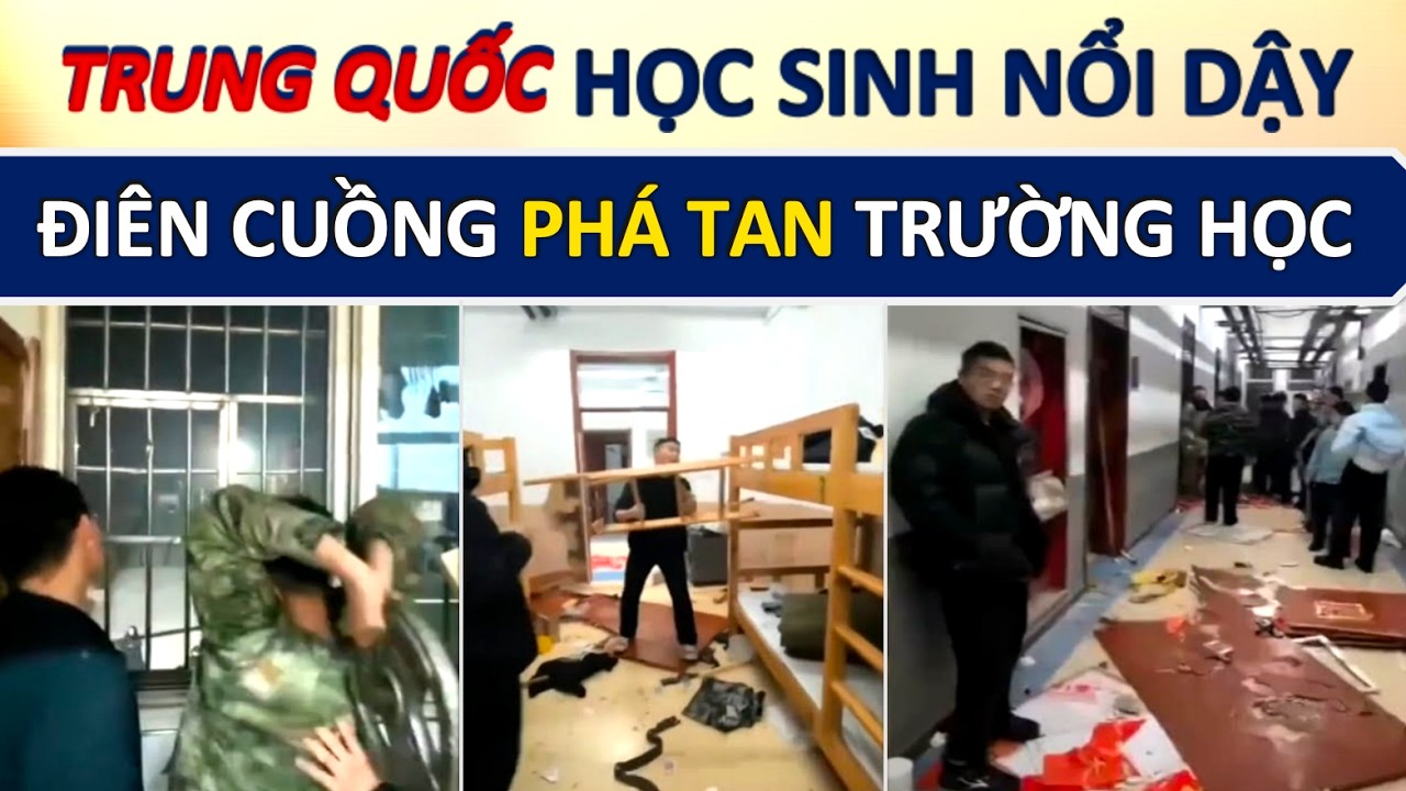 Học Sinh Phá Tan Trường vì Bất Mãn! Chính Quyền Cạn Tiền, Dung Túng Cướp Tạng...