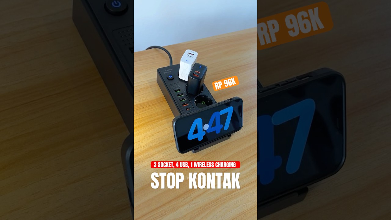 Rekomendasi Stop Kontak USB Dengan Wireless Charging Untu iPhone dan Android